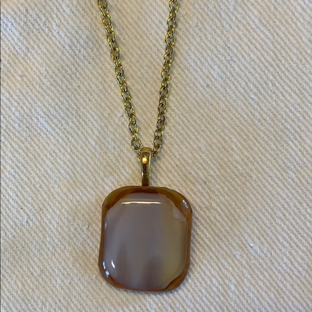 Glass fused pendent